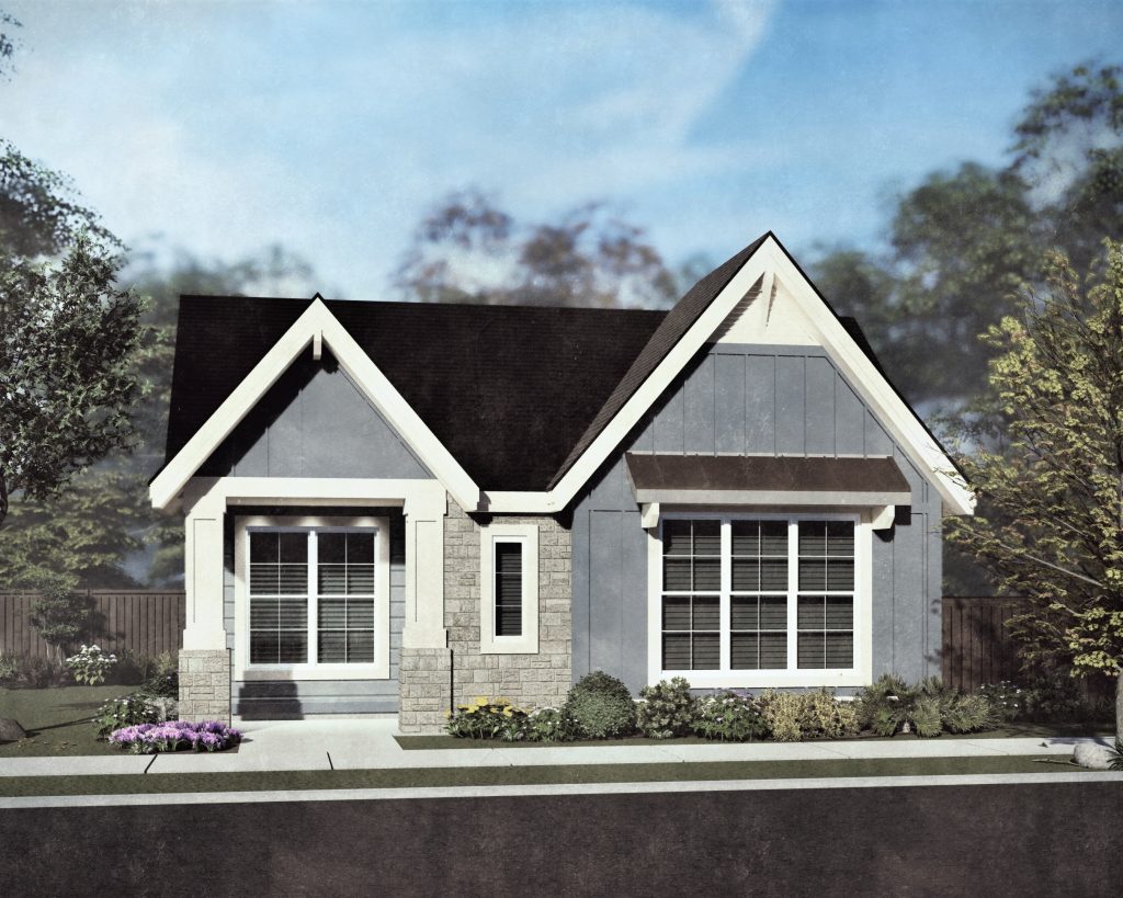 Autumn Sun - Single Story House Plans in Meridian ID