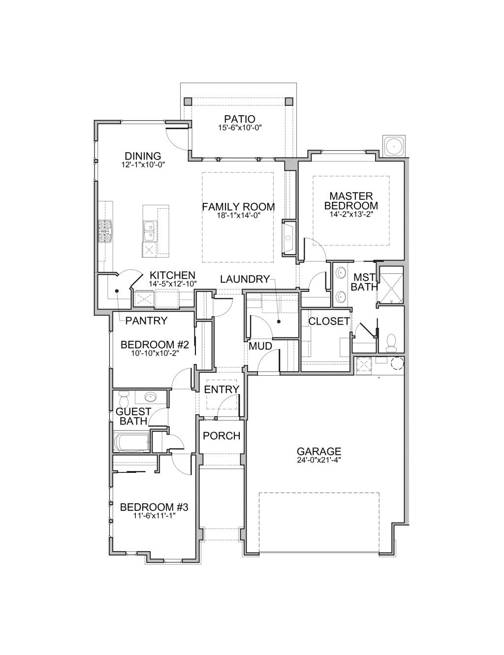 Moonlight 1 Floor Plans